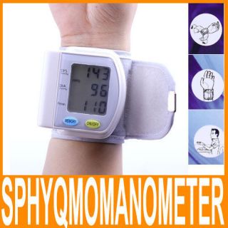 Hot new portable automatic wrist watch blood pressure sphygmomanometer 