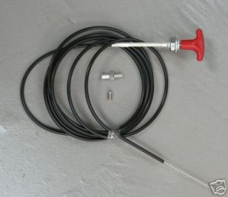 BATTERY/FIRE EXTINGUISHER PULL CABLE 2M STAINLESS STEEL