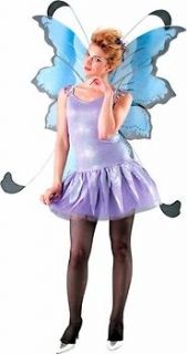 Adult Blue & Black Fairy Wings Halloween Holiday Costume Party