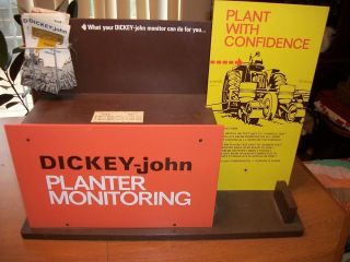 Dickey John Seed Planter Monitoring Farm Farmers Sales Store Display 