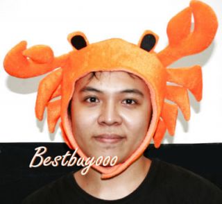 Halloween Crab Seafood Fish Costume Hat Mask Cap Party