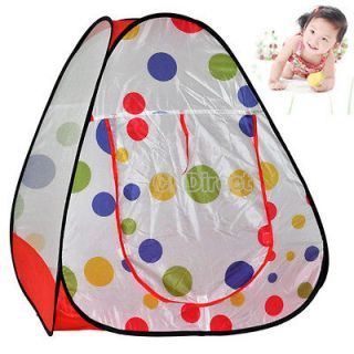 Portable Folding Playhut Kids Childrens Tent Dot Indoor / Outdoor