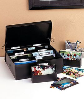 2400 Pictures Photos Storage Photo Organizer Box Holder w Bins tabs