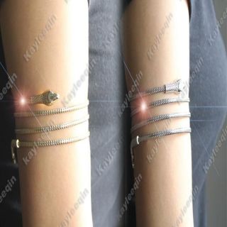 Fab Coiled Snake Spiral Upper Arm Cuff Armlet Armband Bracelet Anklet 