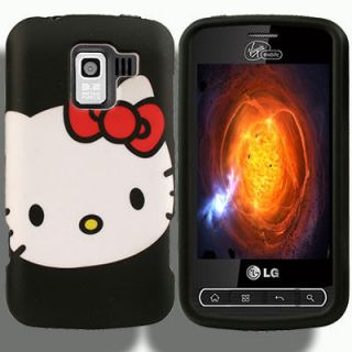   for LG Optimus Slider Cover C Hello Kitty Holster Skin Hard Faceplate