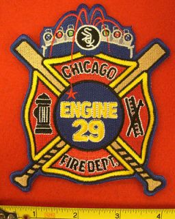 Chicago White Sox Fire Department PATCH new Engine #29 baseball iron 