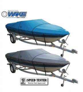 Monsoon Boat Cover V hull Fishing boat 12 to 14ft Blue
