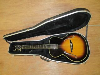 Alvarez AD65 F Hole Flat Top Acoustic Guitar, Jumbo w/HSC   Beautiful