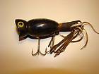 VINTAGE YELLOW PAINTED PLASTIC FISHING LURE UNMARKED