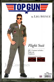 Officially Licensed Top Gun Flight Suit Mens Adult Halloween Costume 
