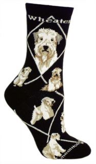 Soft Coated Wheaten Terrier Socks (Black) New with Tags
