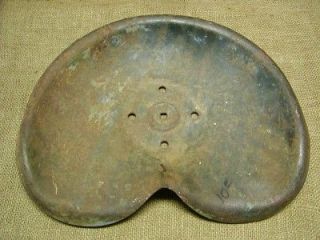 Vintage Metal Tractor Seat Antique Old Farm Iron Tool