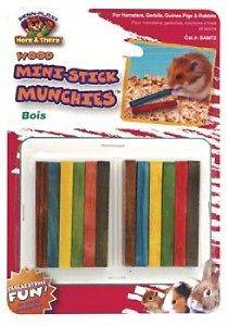 Penn Plax SAM Hamster Mini Stick Chew Toy Munchies SAM72