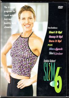   Debbie Siebers Slim in 6   2 DVD Set NEW Start it Up,Ramp,Burn,Six