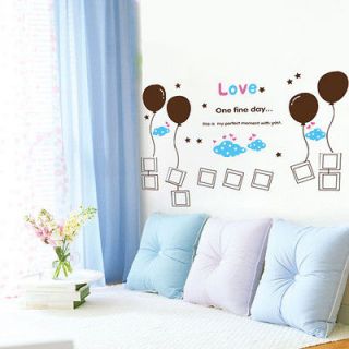 Photo Frame Memory On Balloon Removable Wall Sticker Decor Decals 