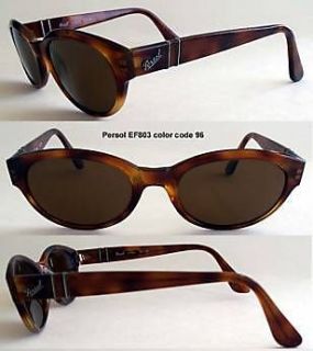 VINTAGE PERSOL EF 803 SUNGLASSES TORTOISE 142 24 Persol Made in Italy 