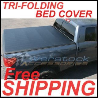 TRI FOLD Tonneau Cover 2009 2012 Ford F 150 Extended Cab 6.5ft Short 