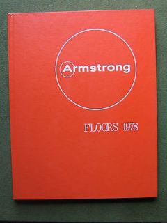 1978 Armstrong Floor Coverings Catalog Book Modern Home Design Vinyl 