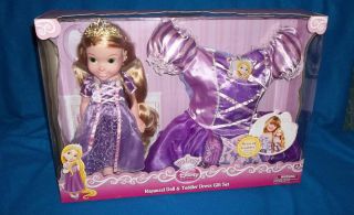 DISNEY PRINCESS TANGLED RAPUNZEL MY FIRST DOLL WITH TODDLER DRESS NEW