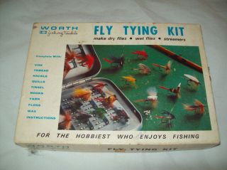 vintage fly tying in Fly Fishing