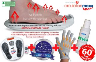   Maxx Ultra.Medically Approved.Class IIa Blood Booster. Foot Massager