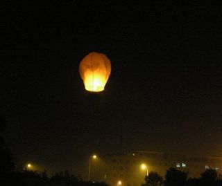   Colour Sky Fire Flying Chinese Kongming Lantern Party Wish Balloon