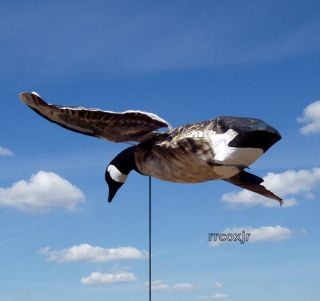DEADLY DECOYS CANADA GOOSE FLYER FLAPPER FLYING DECOY WITH FLOCKED 