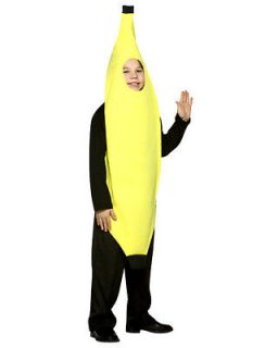 child yellow lightweight banana costume halloween fruit easy to wear 