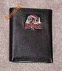   Redskins Genuine Leather Tri Fold Wallet Brown NFL Football Licensed