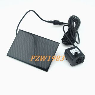 6V 1.2W Solar Energy Water Pump With Panel For Fountain Pond With 
