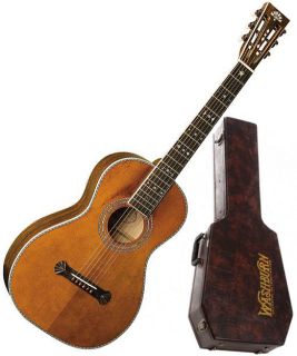   R314KK Vintage Aged Finish Parlor Acoustic Guitar with GC141 Case