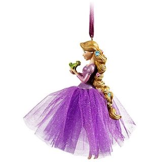 Rapunzel & Pascal Tangled Disney Sketchbook Christmas Ornament New 