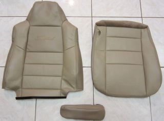   05 Ford Excursion LIMITED Complete Driver Side LEATHER Seat Covers TAN