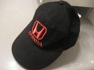 Honda Black Ball Baseball Cap Hat with Embroidery Patch Advertising 