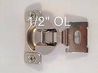 10 PAIRS) 1/2   1 7/16 COMPACT FACE FRAME KITCHEN CABINET HINGE