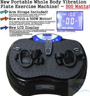   Body Power Vibration Vibe Plate Exercise Machine Foot Massager   500W