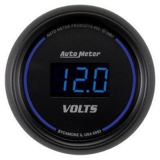 Auto Meter 6993 Cobalt Digital Series Gauge Voltmeter 2 1/16 Dia
