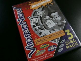   MOVIE JIMMY NEUTRON 3 DISC PACK NICKELODEON 3 FULL EPISODES GREAT COND