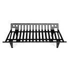Fireplace wood coal grate american crafted heavy duty cast iron log 