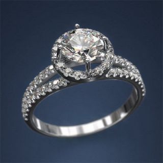   Diamond Ring 0.7 Carat D SI2 14k Princes Solitaire Single Stone Dimond