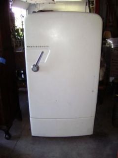 Antique white westinghouse refrigerator works great