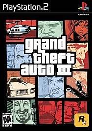 GRAND THEFT AUTO III 3 SONY PlayStation 2 Very Nice PS2 Game
