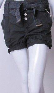 Star Raw Black Shorts Pants Women $130 New Size 24