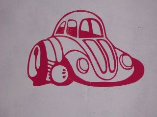 VW Bug #1 Wall   Garage Door   Trailer Decal Graphic Sign volkswagen 