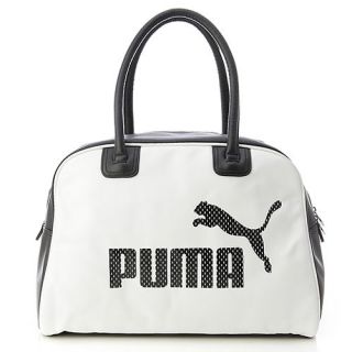 BN Puma Campus Shoulder Travel Gym Bag in White