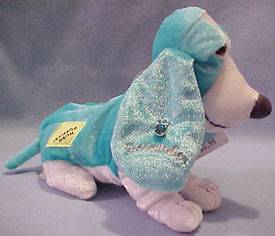   December Birthstone Basset Hound Dog Puppy FREE Turquoise GEM CHARM