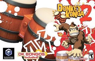   Konga 2 (with DK Bongos) (Nintendo GameCube, 2005) In Original Box