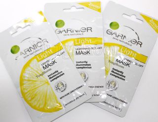 Garnier Skin Naturals Lightening peel   off MASK with Pure Lemon 