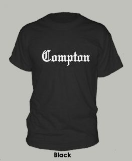 Compton ~ T SHIRT hip hop dre rap old school eazy e dr ALL SIZES 
