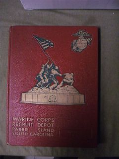 1973 MARINE CORPS Recruit Depot PARRIS ISLAND South Carolina PLATOON 